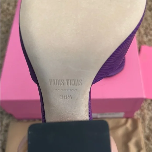 Paris Texas Women's Purple Lizard Anja Mule - Picture 7 of 7